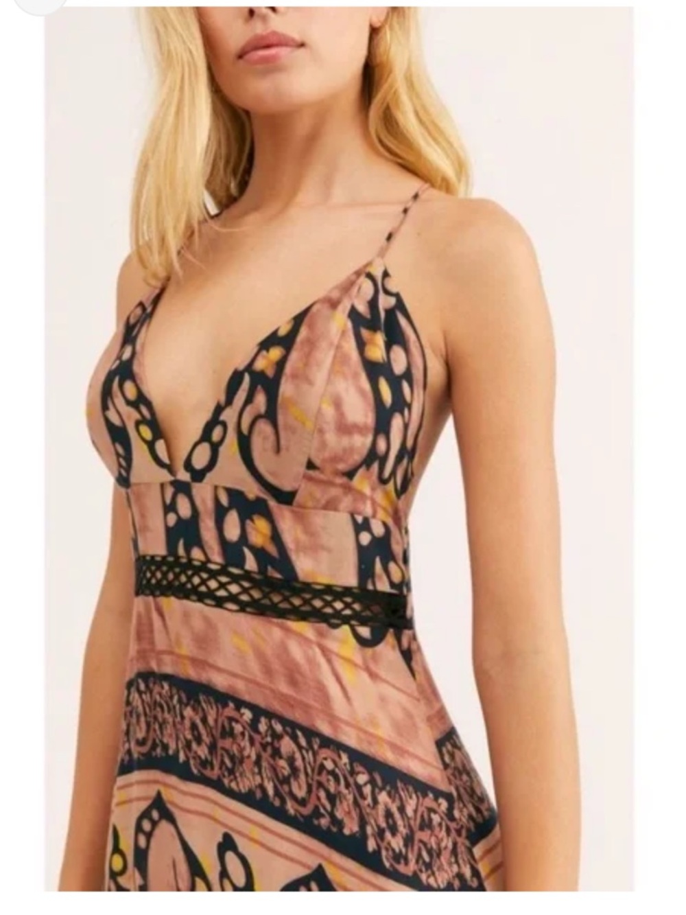 Free People Elektra Maxi Dress /
Sahara Combo size small - Picture 3 of 10